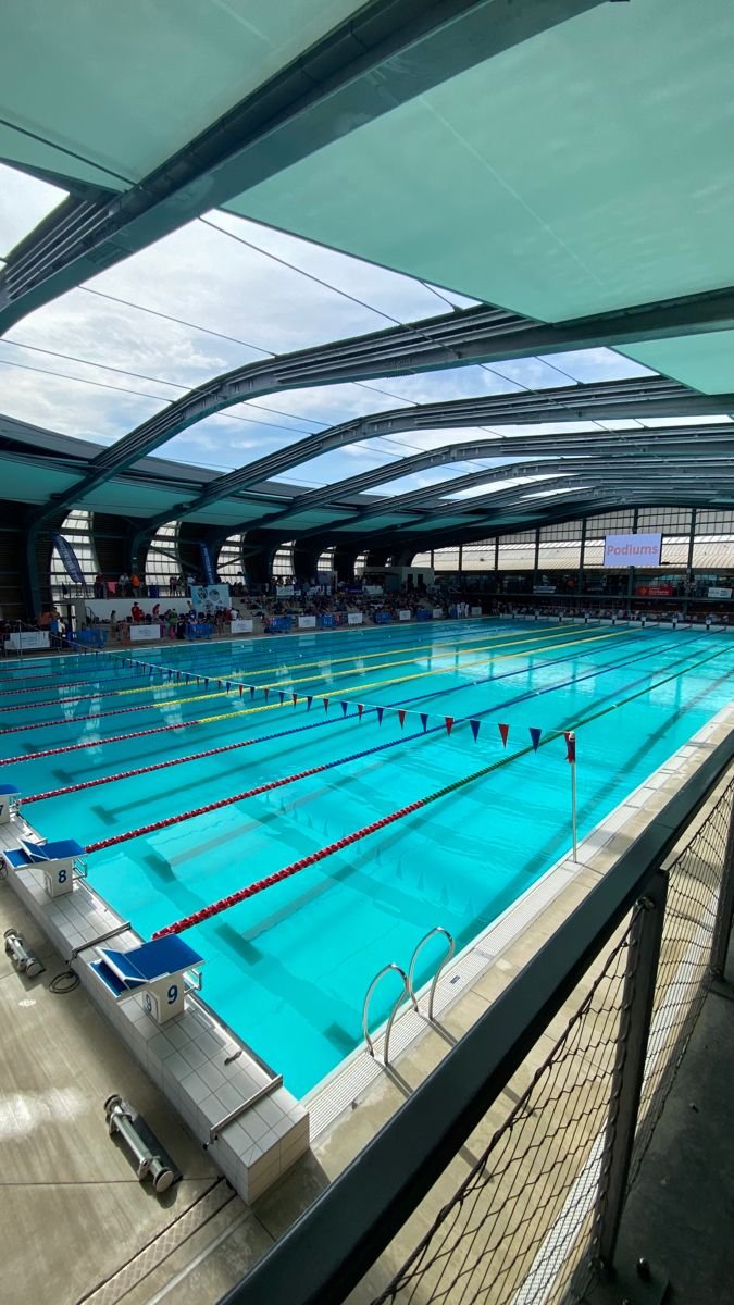 Swimming training session