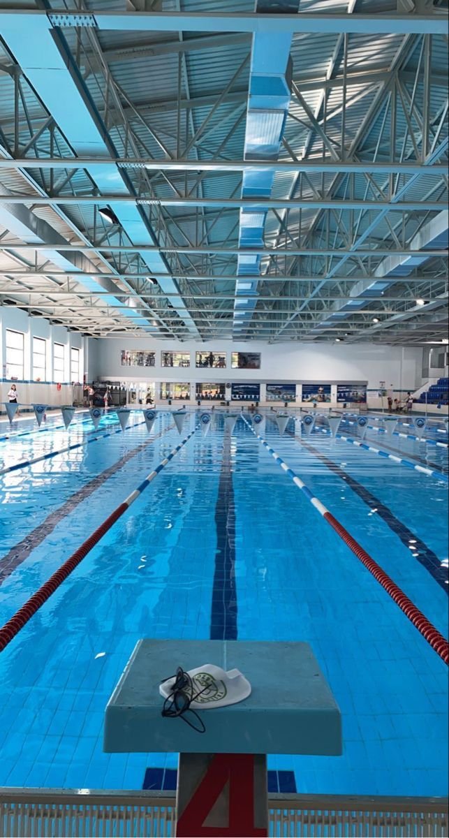 Bright indoor swimming facility